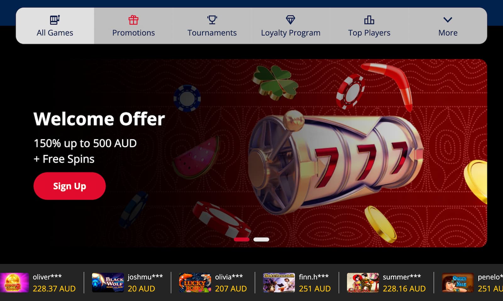 Spinstralia Casino